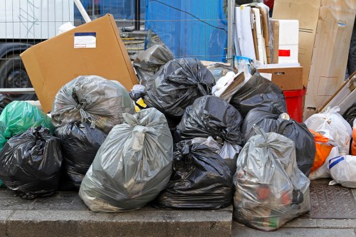 Professional waste clearance team managing construction waste in Earlscourt